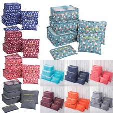 6Pcs/Set Travel Storage Bag for Clothes Luggage Packing Cube Organizer Suitcase