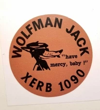 Wolfman jack sticker decal hot rod vintage look nostalgia drag racing 182