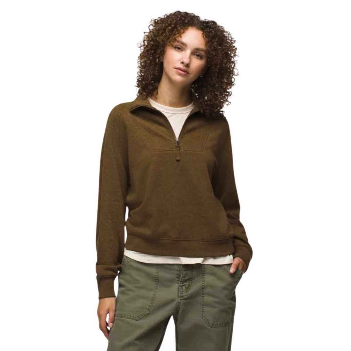売れ筋商品|||プラーナ パーカー・スウェットシャツ アウター レディース Cozy Up Pullover Sweatshirt - Women's Rich Earth Heather prAna Cozy Up Pullover Women's Sweatshirt, Rich Earth