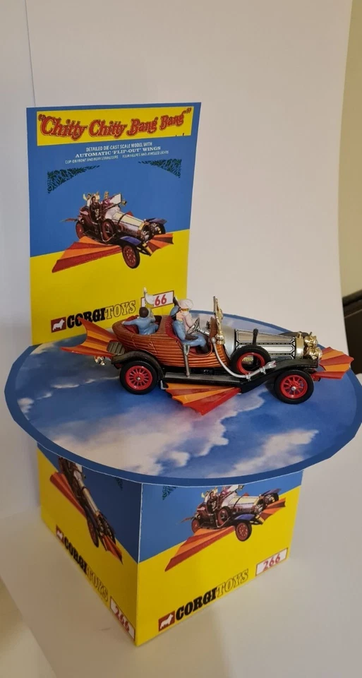 CORGI 266 CHITTY CHITTY BANG BANG  DISC STAND  ( MODEL CAR NOT INCLUDED ) .. - Image 4 of 4