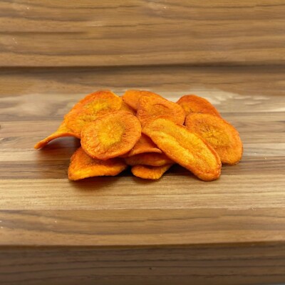 Carrot Chips, Sea-Salted, No Color Added, No Sugar Added, Natural, 2.5 LBS