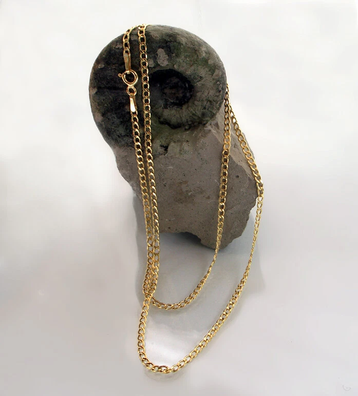 ECHT GOLD *** Kette Panzerkette 2 mm *** 42-45-50-55-60-70-80 cm - Bild 3 von 4