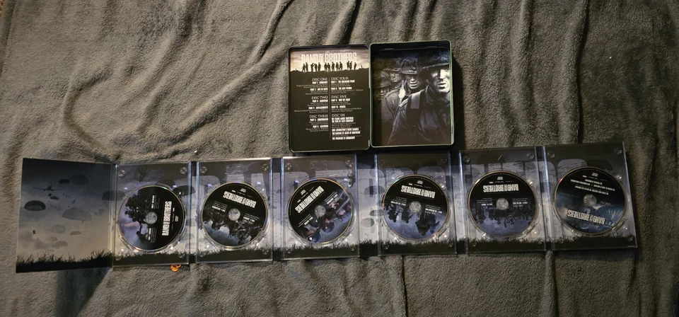 Band of Brothers DVD 6 Disc Set Collectible Tin - Tom Hanks & Steven Spielberg - Image 3 of 4