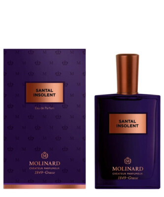 SANTAL INSOLENT MOLINARD-UNISEX-EDP-SPR-2.5 OZ-75 ML-AUTHENTIC-MADE IN FRANCE