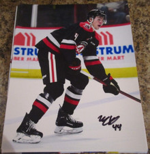 MAREK HOWELL SIGNED 8X10 MATTE PHOTO MOOSE JAW WARRIORS (B)
