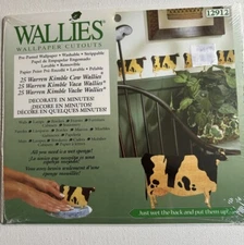 25 COWS Wallpaper Cutouts by Wallies NEW Decoupage Decor Warren Kimble