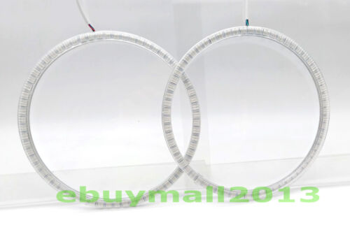 BT Clear RGB Halo Ring Angel Eye For VW Golf Mk1 Mk2 GTI Euro Headlamp 1974-92 - Picture 2 of 17