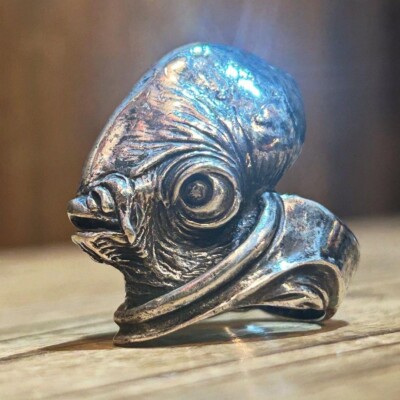 Jap Studio Star Wars Akcbar Silver 925 Ring F/S from Japan