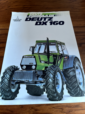 Deutz DX 160 Tractor Brochure FCCA ver4 | eBay
