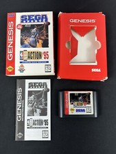 NBA Action 95 Starring David Robinson - Sega Genesis Complete CIB + Manual