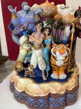 Jim Shore Disney ALADDIN CARVED BY HEART 6008999 Jasmine Genie Wondrous Place