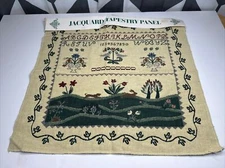 Oakhurst Textiles Jacquard Tapestry Panel 18" Pillow Form Cotton Made In USA