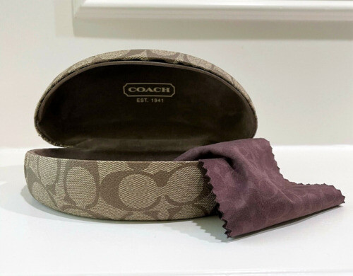 Coach Tan‎ Womens Horse And Carriage Hinged Sunglasses Coach L149 S (57 - 16) with Brown lenses and Brown frame  main image 3