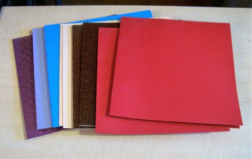 AF0707 LOTTO DI CARTA AUGURI VINTAGE VUOTA sciolta piegata multicolore - Foto 5 di 6