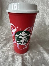 Starbucks 2021 Holiday Reusable Hot Red Cup ~Celebrating 50 Years~ Grande (16oz)