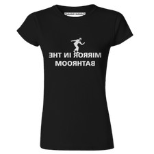 Womens Mirror In A Bathroom 2 Tone Ska T Shirt Specials Selecter Rude Girl