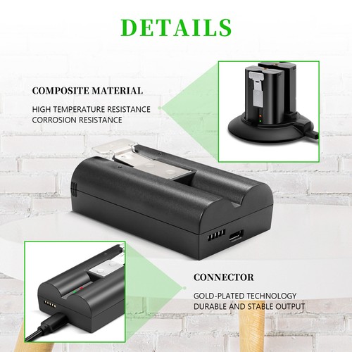 Replacement V4 Battery with Charger Station for Ring-Video Doorbell 2/3/3 Plus/4 - Picture 3 of 7