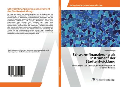 Schwarmfinanzierung als Instrument der Stadtentwicklung | Buch | 9783330501522
