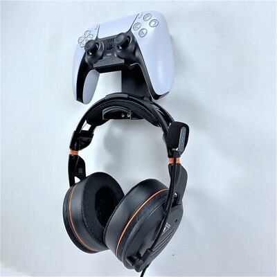 3D Cabin PS5 Controller & Headphone Wall Mount Wall Bracket Holder For Play Stat