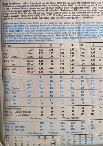 NEW 1991 'STYLE' MOCK WRAP SKIRT SUIT PATTERN 1968 8-18 - Picture 3 of 3