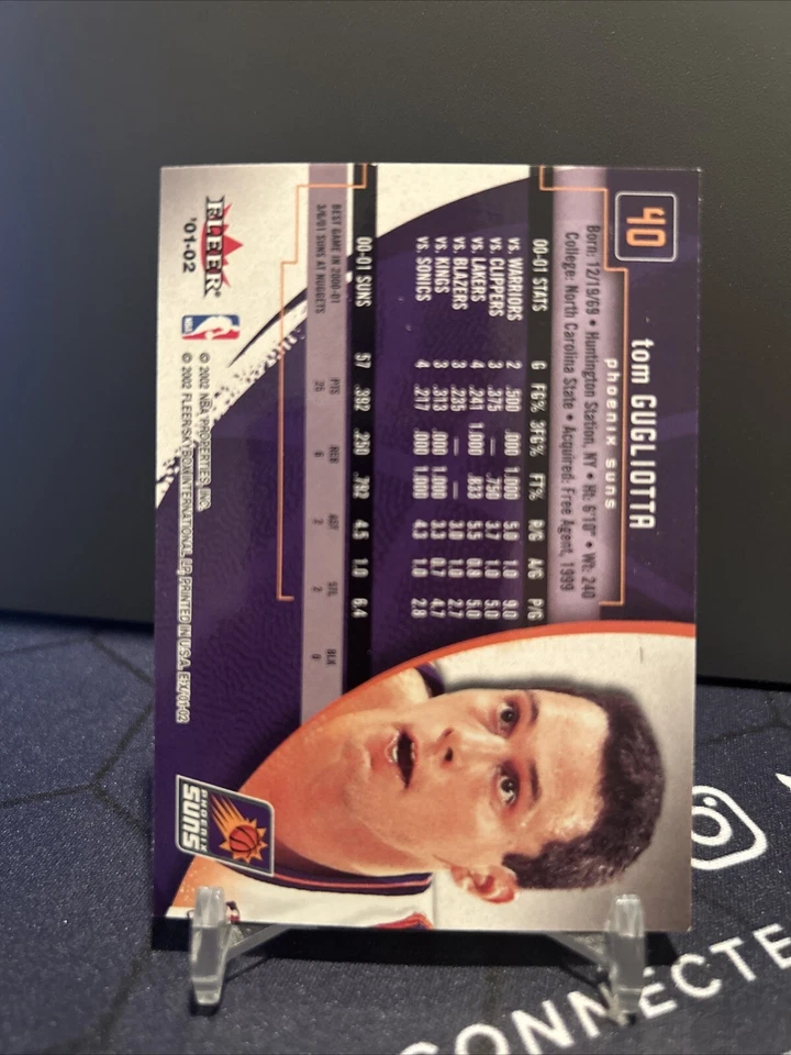 2001-02 E-X Tom Gugliotta Phoenix Suns #40 - Image 2 of 2
