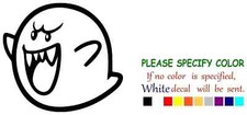 Boo Super Mario Adhesive Vinyl Decal Sticker Car Truck window Various Sizes