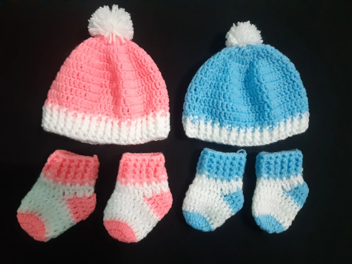 Easy crochet baby hat and booties clearance