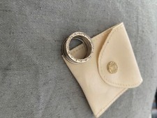 Bellissimo anello Bulgari "B.Zero1".- Oro bianco 18 carati (750 millesimi). 