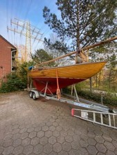 Segelboot - Nordisches Folkeboot-Teakdeck-Vollholz