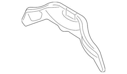Refuerzo del panel de soporte del radiador para Ford Edge/MKX 2011 (N/P BT4Z-16707-A)