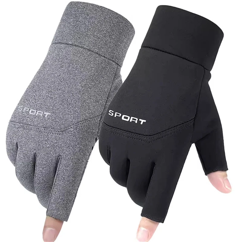 Winter Fishing Gloves Touch Screen 2-Finger Convertible Anti-Slip Warm Cycling
Opens in a new window