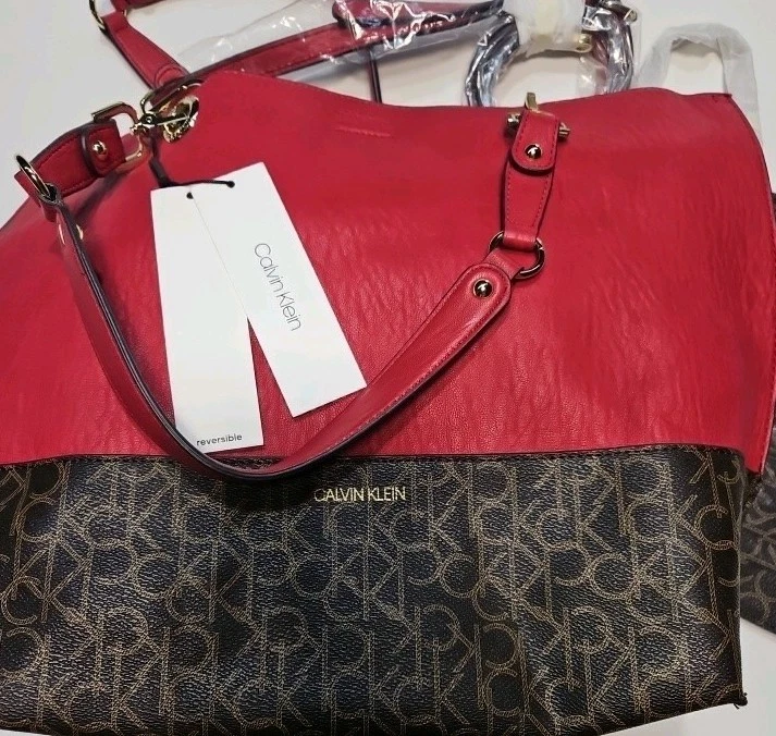 Calvin Klein женщин Sonoma Дамская сумка с короткими ручками красный - двусторонний. $85,00. - Изображение 2 из 4