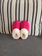 Australian Sheepskin Slippers Shearling Fur Anti Slip House Shoes Men Women