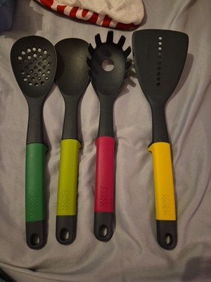 Lot 4 Joseph Joseph ELEVATE KITCHEN UTENSILS Silicone Spatula Turner Slotted