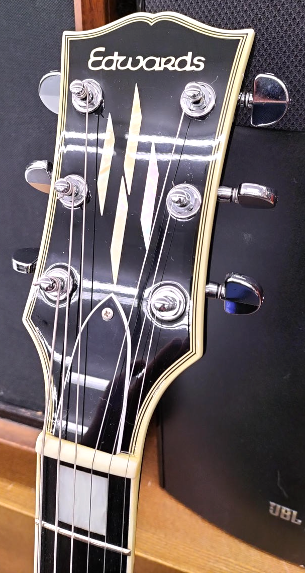Edwards by ESP Les Paul Custom Guitar John Sykes Seymour Duncan