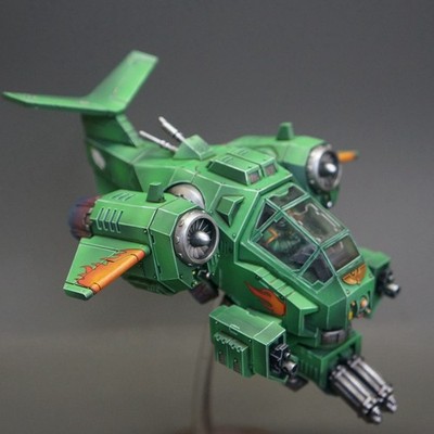 Stormhawk Interceptor presale Space Marines Warhammer 40k Salamanders ProPainted