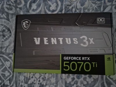 MSI GeForce RTX 5070 Ti 16G Ventus 3X OC, G507T-16V3C, 16GB GDDR7, HDMI, 3x DP
