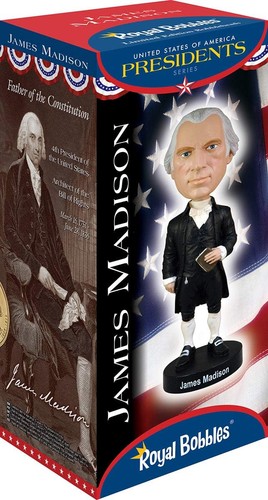 Royal Bobbles Presidents James Madison Wackelkopf Figur 010115 - Bild 2 von 2