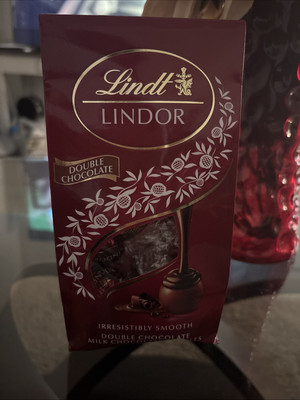 2x NEW Lindt Lindor DOUBLE MILK CHOCOLATE Truffles 5.1 oz Bag FREE SHIP - 2 PACK