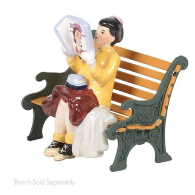 #ad Department 56 Original Snow Village Accessories Rockwell#x27;s Cover Girl Village Fi $21.33