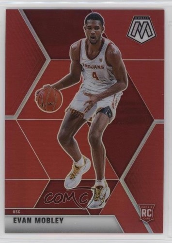 Evan Mobley [Red] #252 2021 Panini Chronicles Draft Picks card