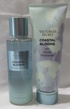 Victoria's Secret Fragrance Mist  Lotion Set Lot of 2 COASTAL BLOOMS