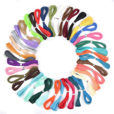 Waxed String 40 Colors 1Mm 437 Yard Waxed Polyester Cord Wax Cotton Cord Waxed