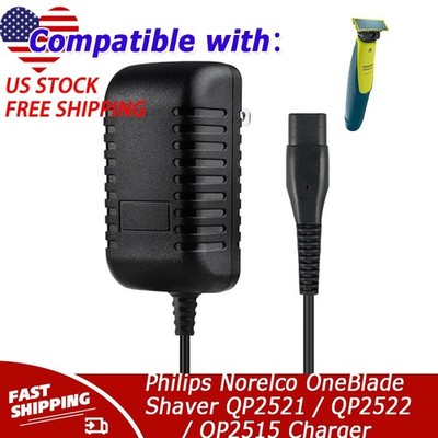 4.3V Power Charger for Philips Norelco OneBlade Shaver QP2521 / QP2522 / QP2515