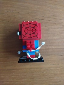 LEGO SDCC Brickheadz #41497 SpiderMan & Venom Marvel No Box/Instruction Complete