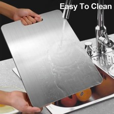 Titanium Cutting Board Double-Sided Household Restaurant for Kitchen Camping