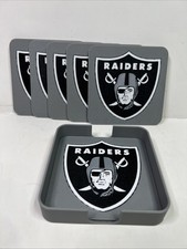NFL Las Vegas Raiders 6 Coasters coaster holder