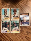 Nolan Ryan Topps Fleer Astros lot  MLB  5 Card lot