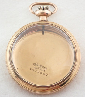 ANTIQUE 16s GOLD FILLED ENGRAVED LEVER SET POCKET WATCH CASE