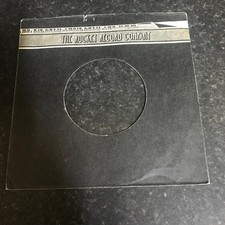 One 7"  ROCKET RECORD COMPANTY- Original Record  Sleeve -  1978 -79   - 1-26b